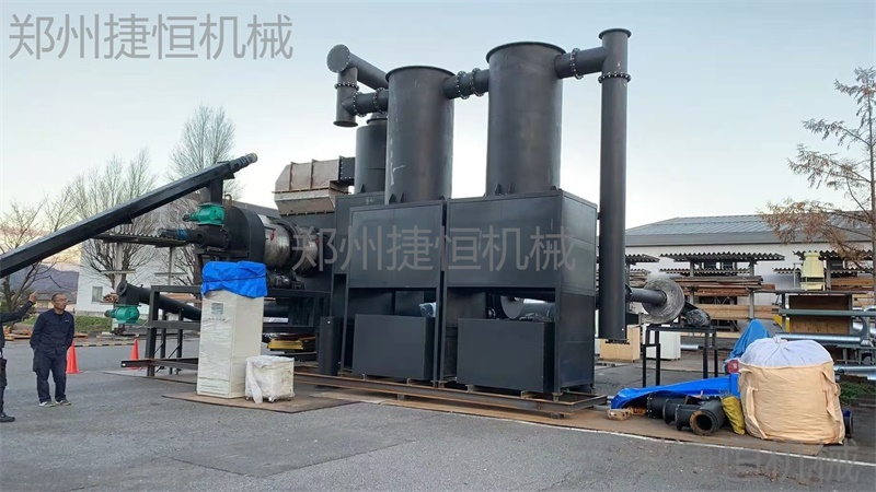 污泥烘干炭化現場