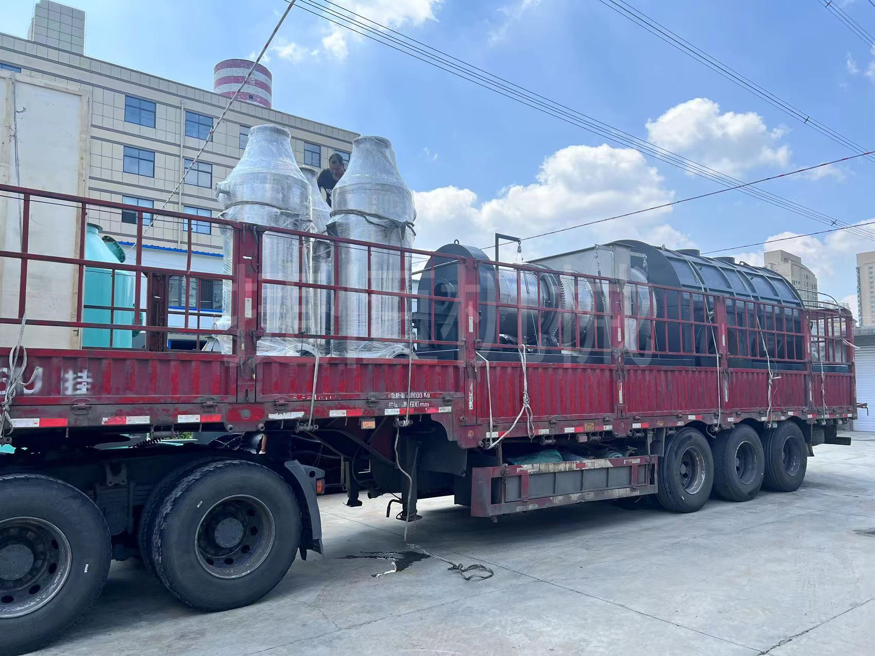 芬蘭客戶訂購(gòu)炭化機(jī)，發(fā)貨即將完成